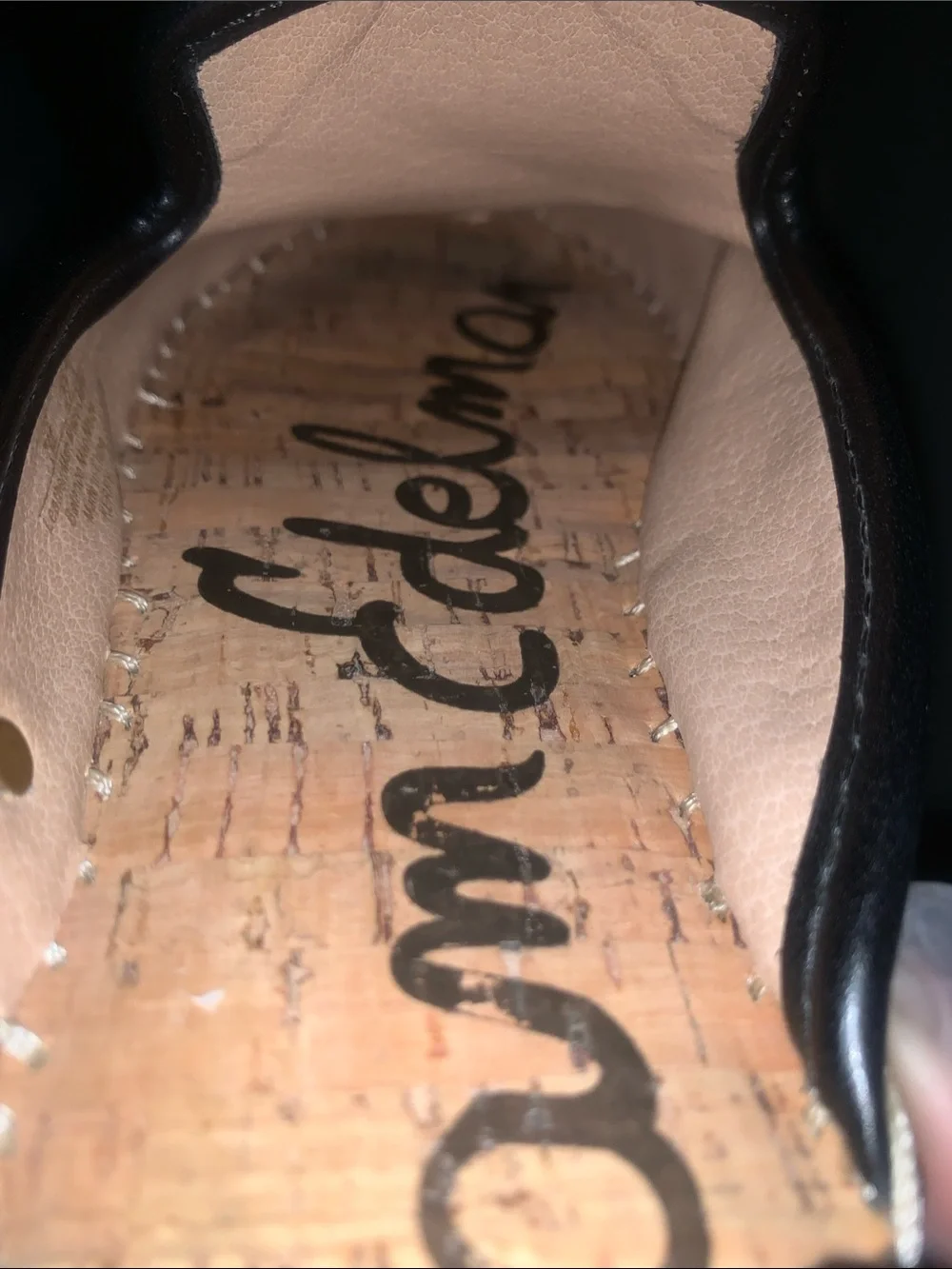 Sam Edelman Black Slip-On Espadrilles with Natural Trim (KERRY)!